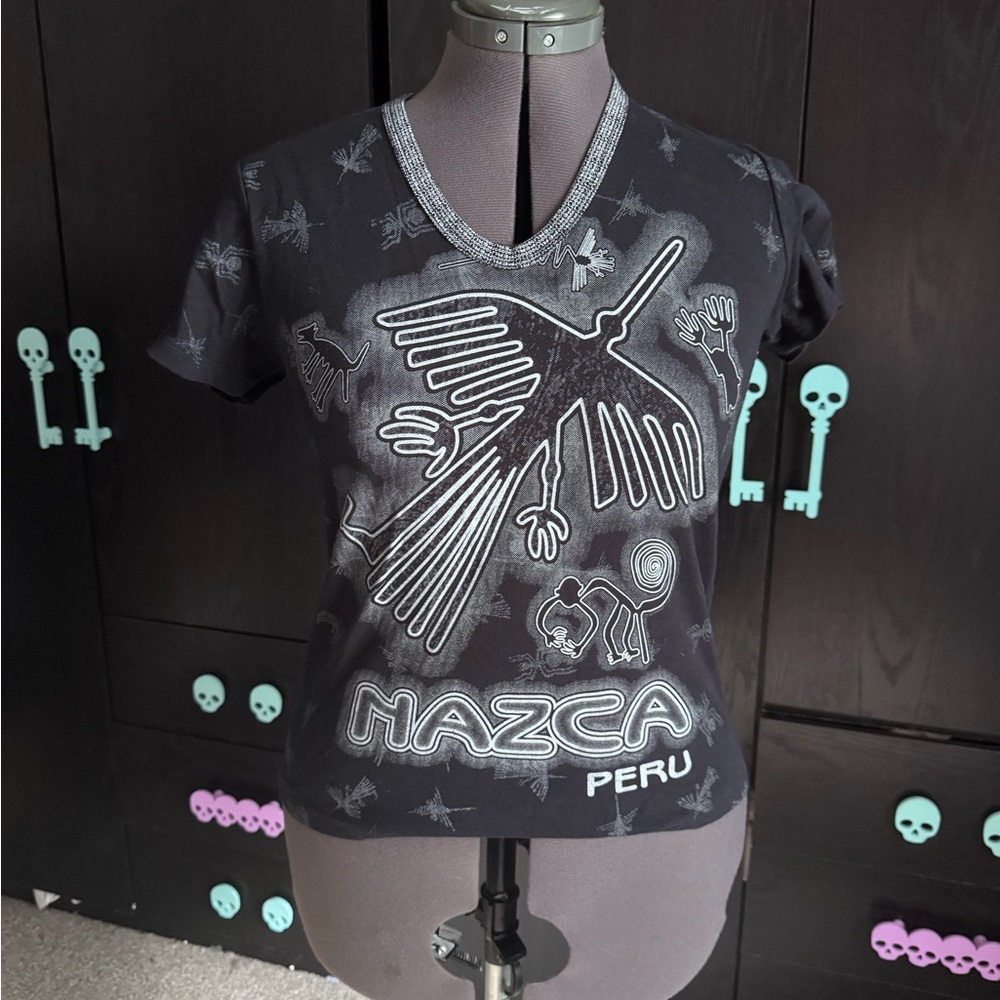 Nazca Peru T-Shirt - Black